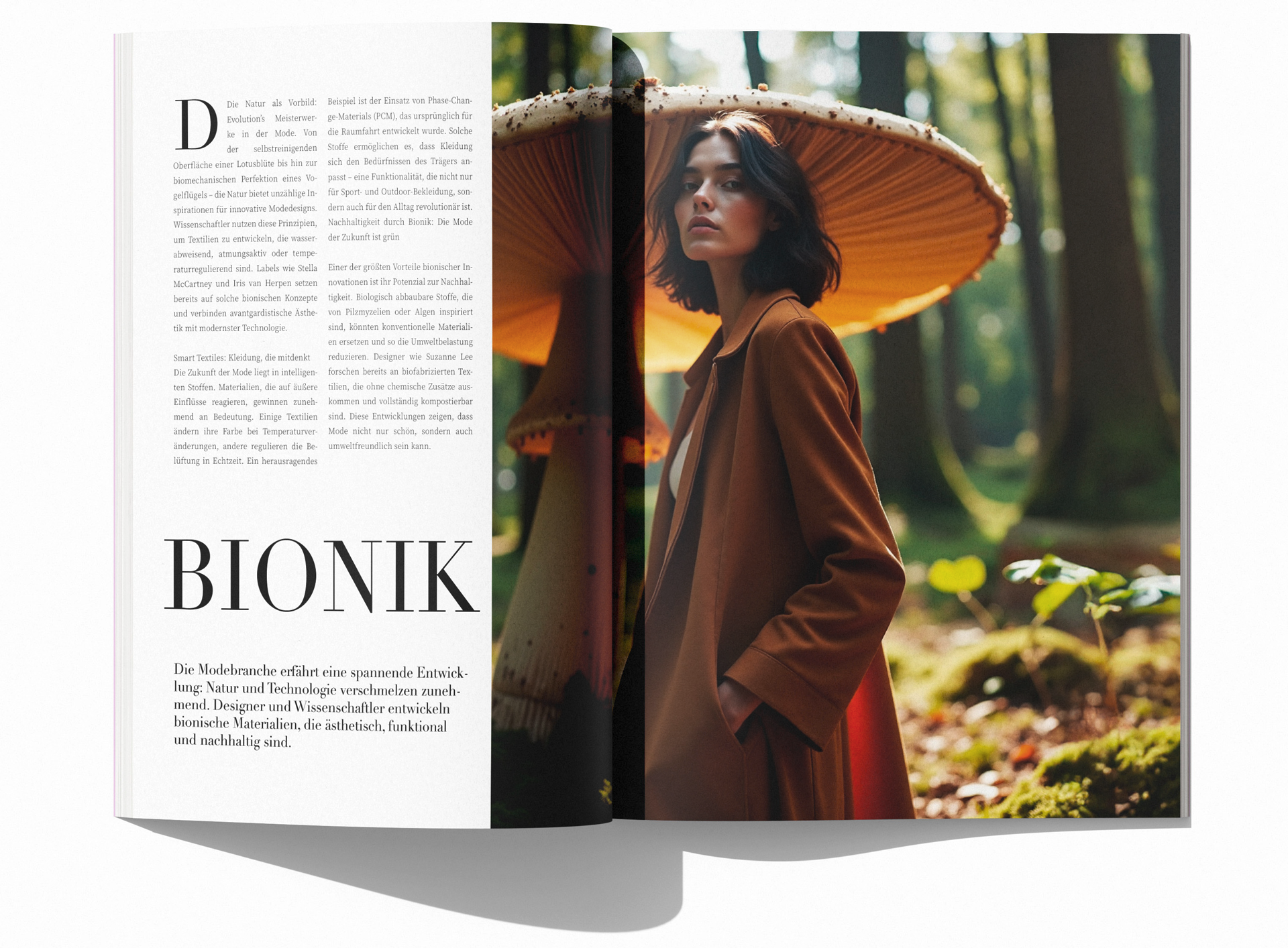 Fiktives Vogue Editorial Bionik