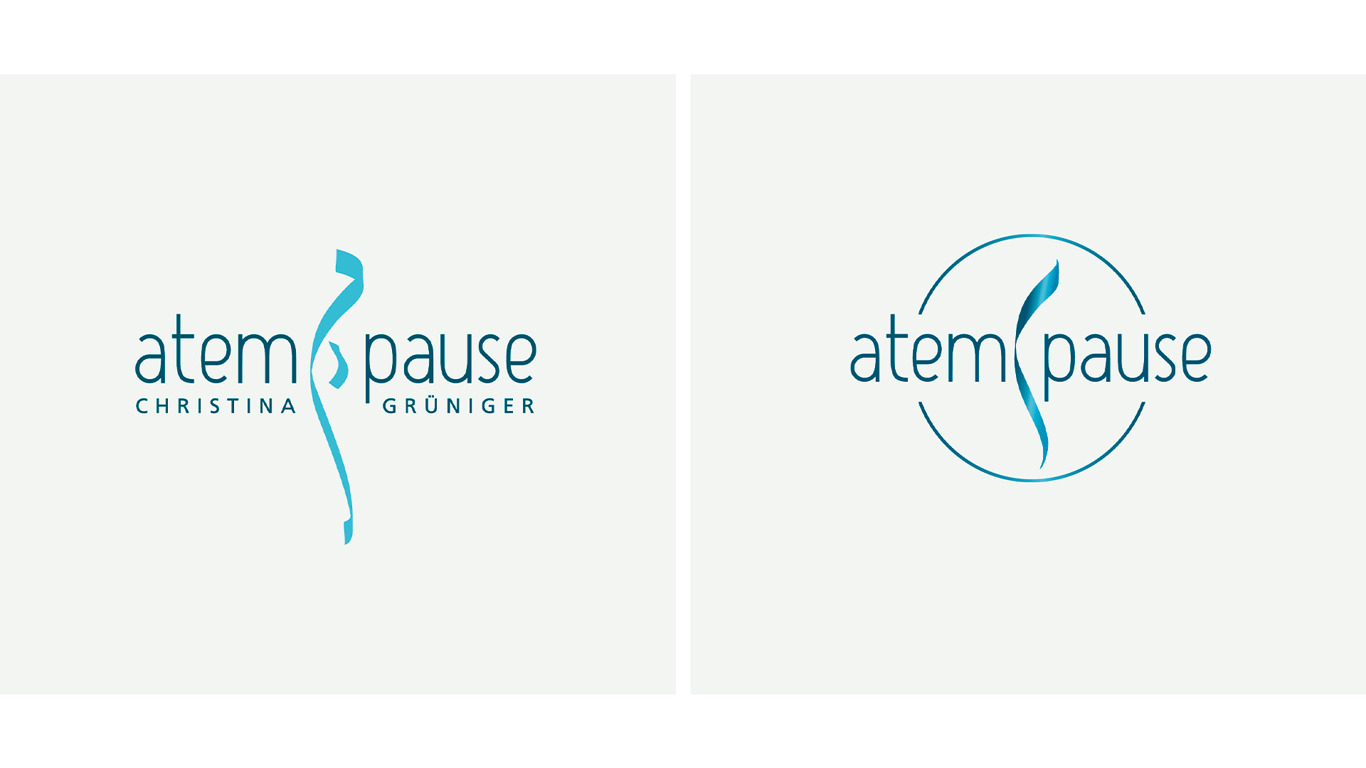 atempause Logo-Redesign und Varianten